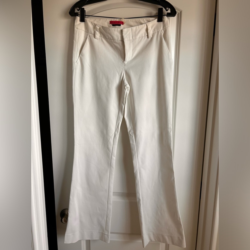 Off white pants.